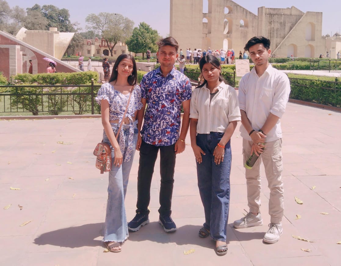 Group photo with friends